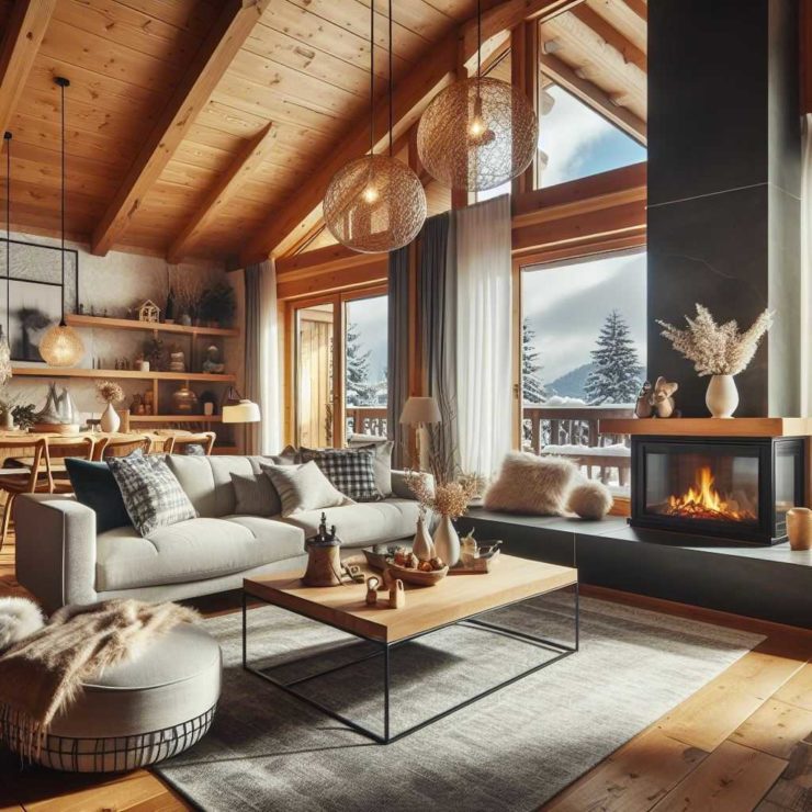 Décoration salon chalet : nos idées pour une ambiance montagne