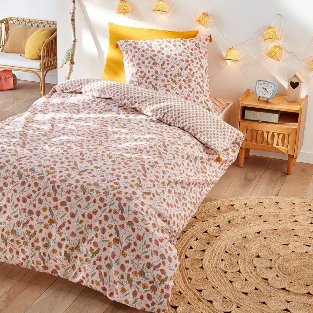 Housse de couette enfant coton, Bertille