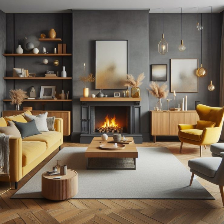 Salon gris : nos inspirations et idées pour réussir votre décoration ...