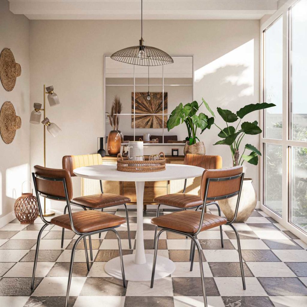 table-manger-ronde-blanc-maisons-monde