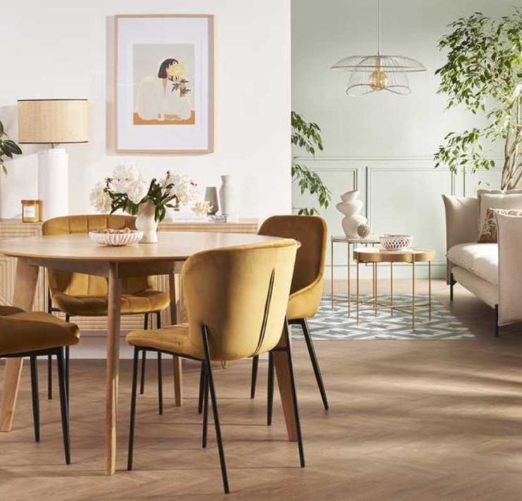 table-ronde-bois-allonges-extensible