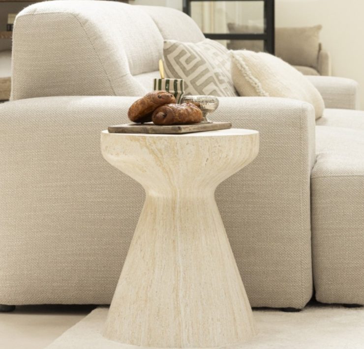 table-basse-travertin-drawer