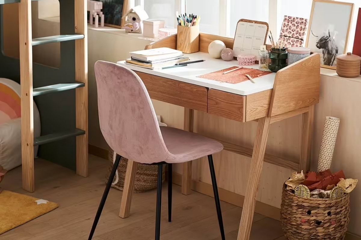 VERTBAUDET Tableau Scolaire Triptyque En Bois FSC – École De Jeu Rabattable Avec Accessoires Pédagogiques Dès 3 Ans
