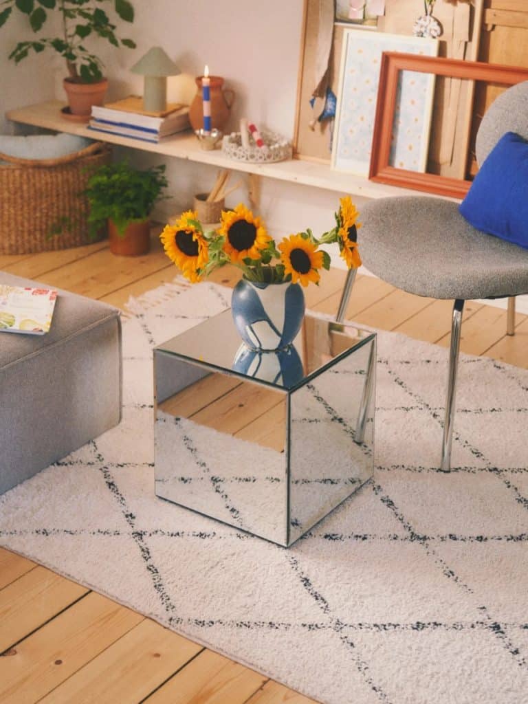 table-basse-miroir