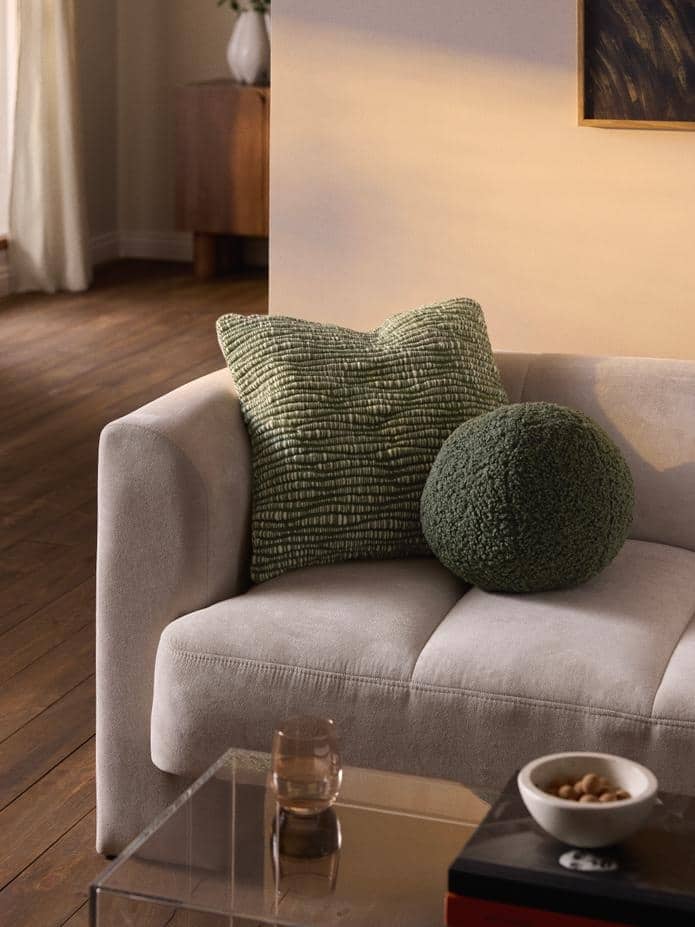 coussin-boule-vert