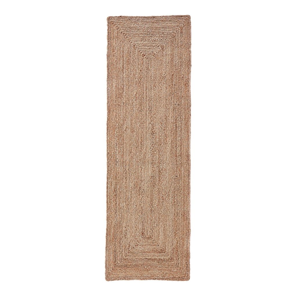 Tapis de couloir en jute