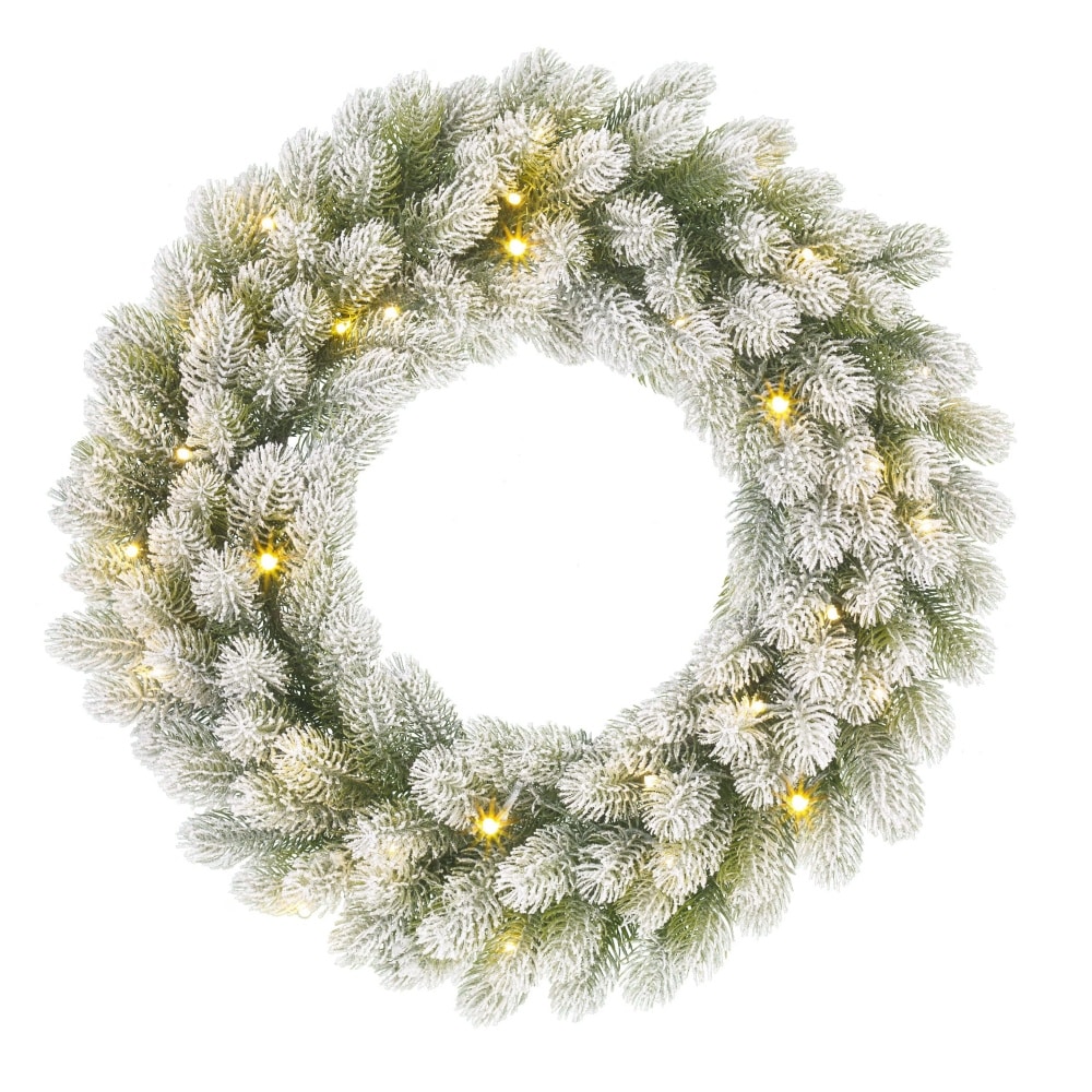 couronne-noel-lumineuse-pas-chere
