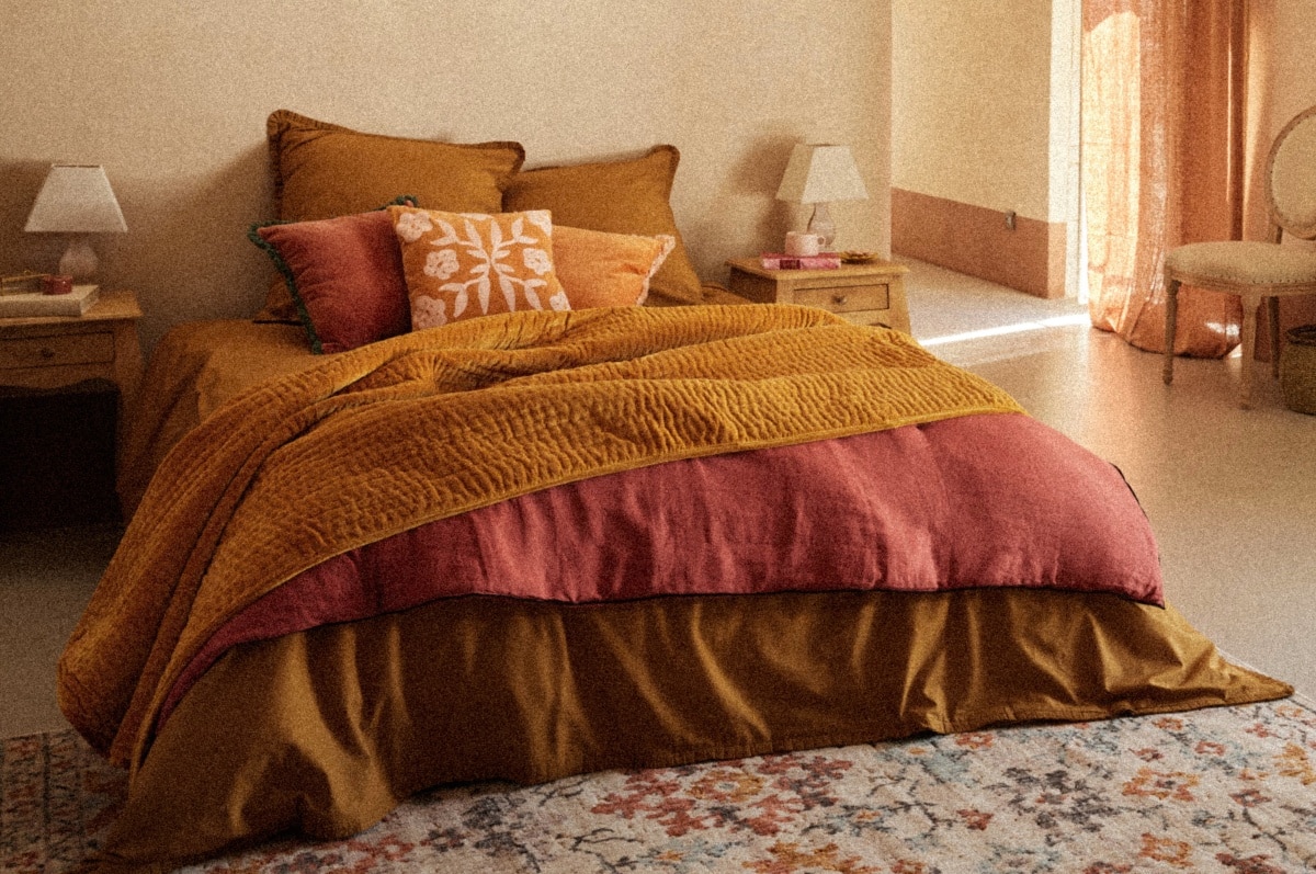 Blanc d'hiver Maisons du Monde : du linge de maison jusqu'à - 50 %