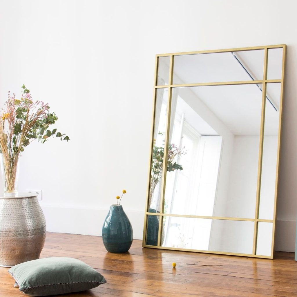 Miroir verrière en métal