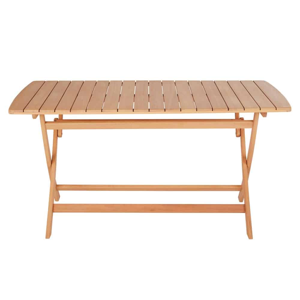 table-jardin-bois-pliante