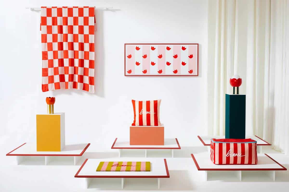 Les différents éléments de la collaboration Leroy Merlin x Mathilde Cabanas. Source photo : Leroy Merlin.