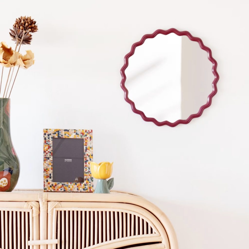 miroir-festonne-rouge