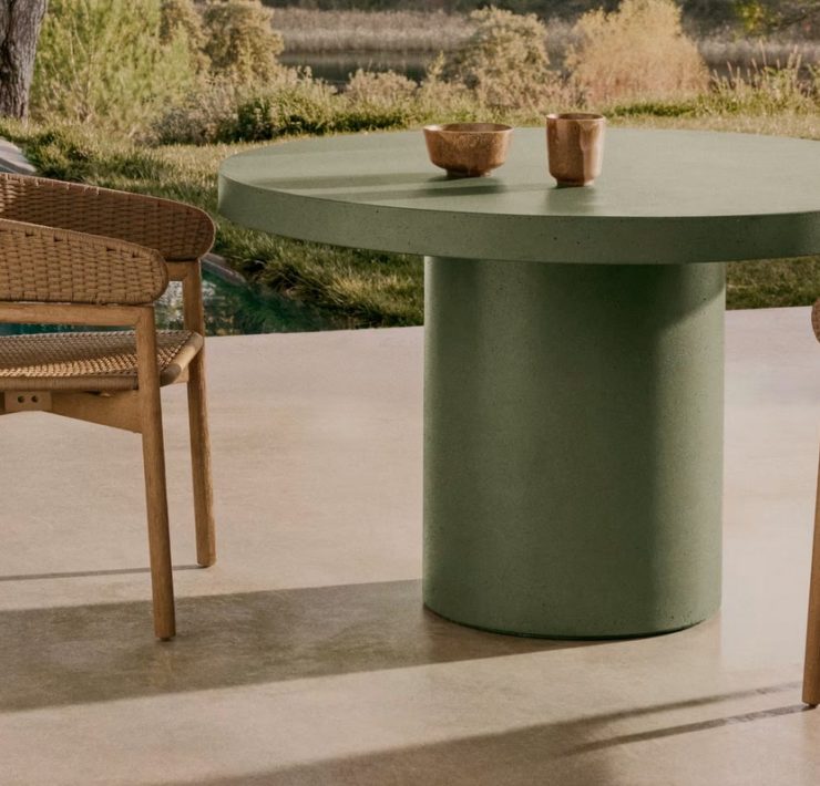 table-jardin-ronde-beton-ciment
