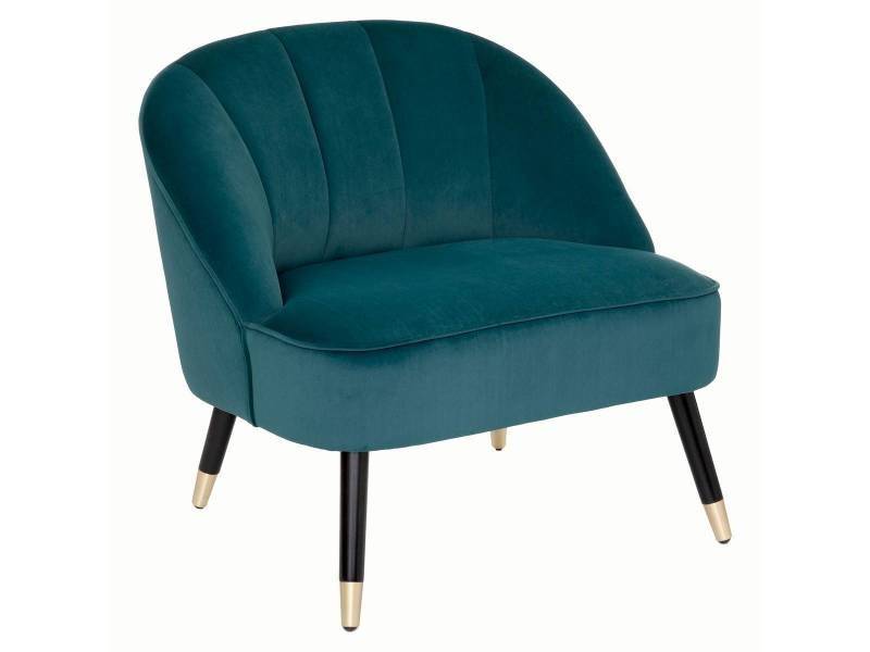 fauteuil-vintage-bleu-canard-anova