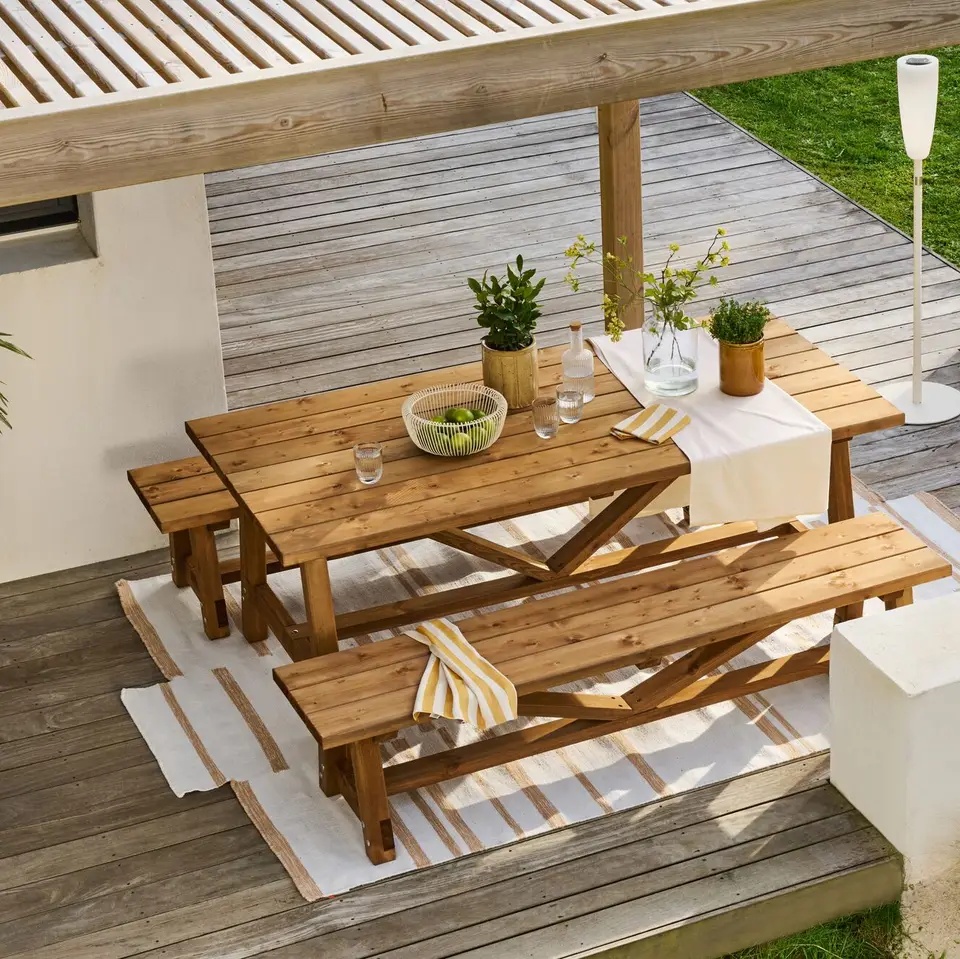 table-jardin-bois-banc-camif