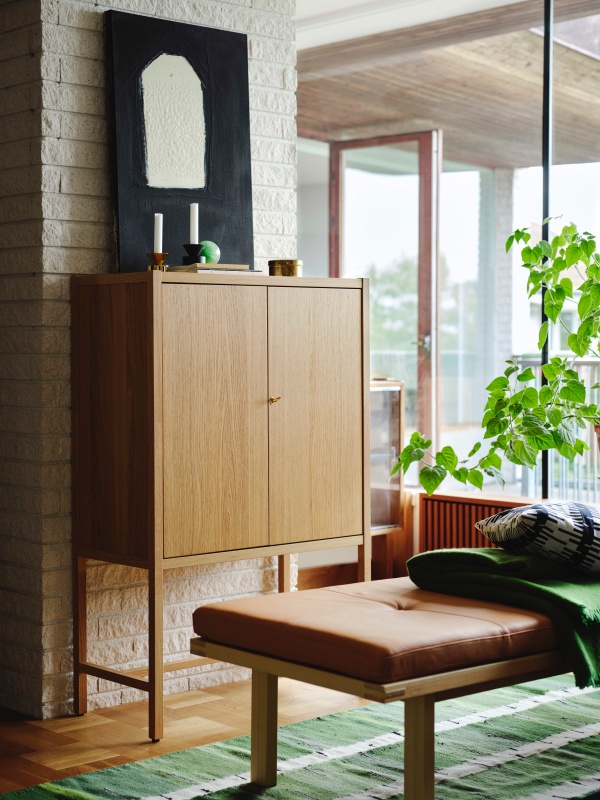 ikea buffet bois stokcholm