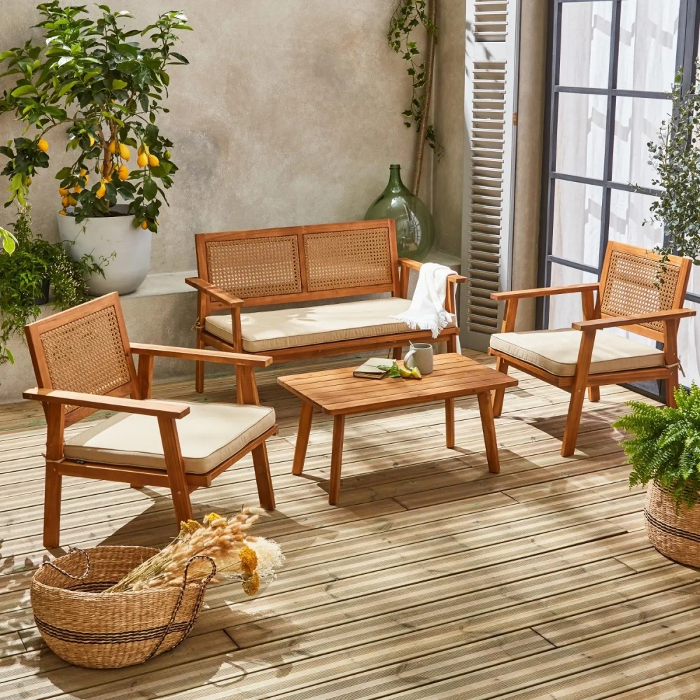 salon-jardin-bois-cannage-sweeek