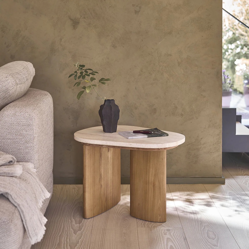 table-appoint-bois-marbre