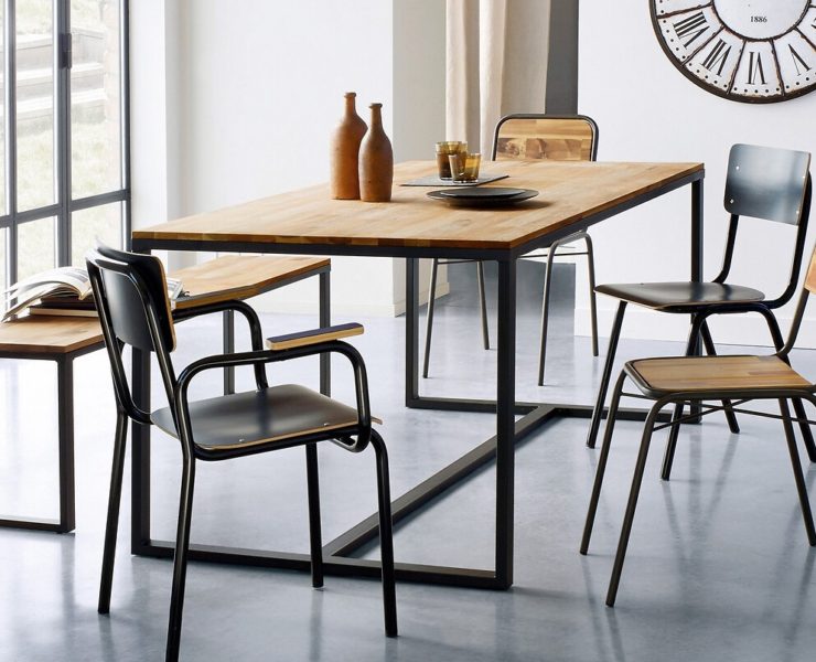 table-manger-industrielle