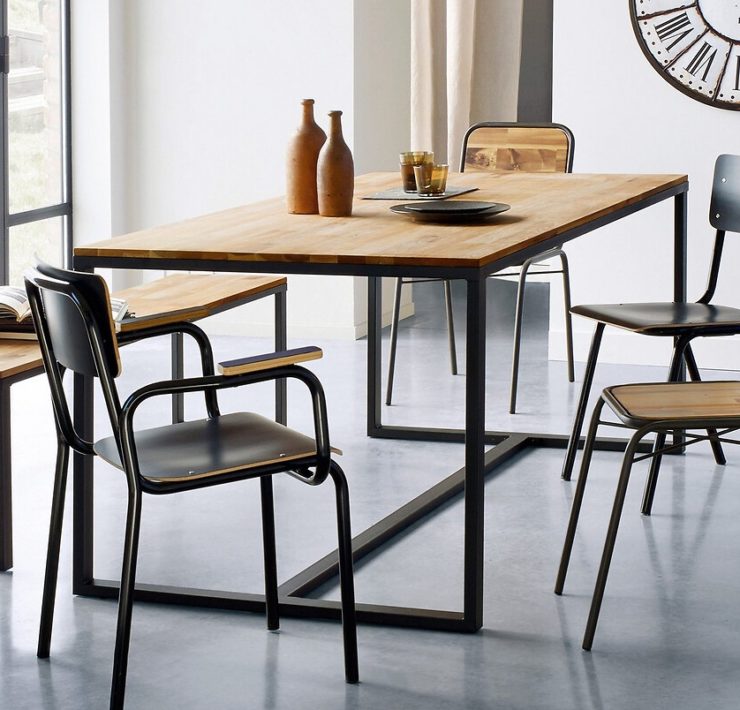 table-manger-industrielle