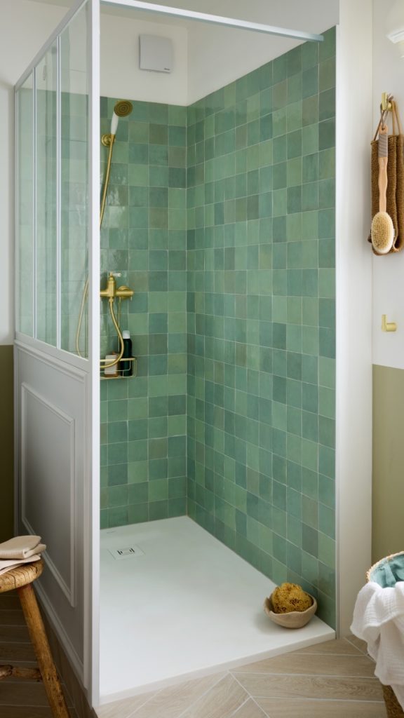 douche-zellige-vert