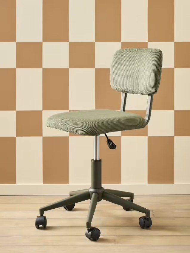chaise-bureau-roulettes-velours
