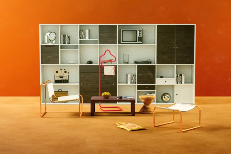 Lot De 2 Chaises Gae Aulenti Pour Monoprix X Prisunic - Design Années 70 - Acier, Coussins Inclus