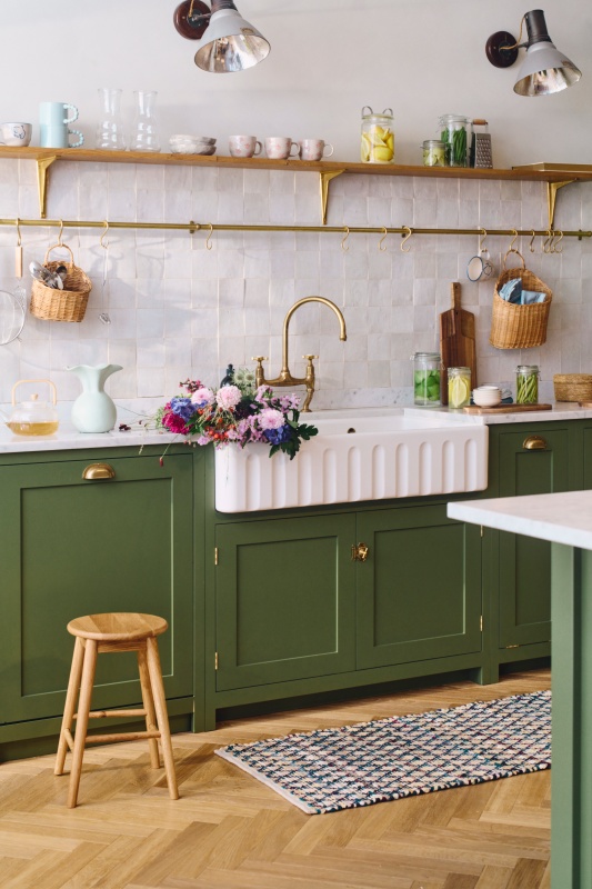 cuisine-verte-idees-deco